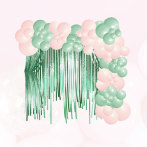 Organic Balloon Garland + Backdrop
